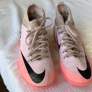 Nike Girls Pink and Black Athletic Shoes